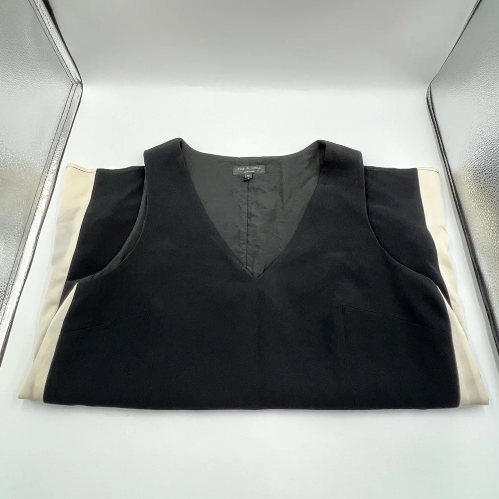 Rag & Bone Silk Sleeveless Double Layered Top - Picture 4 of 8